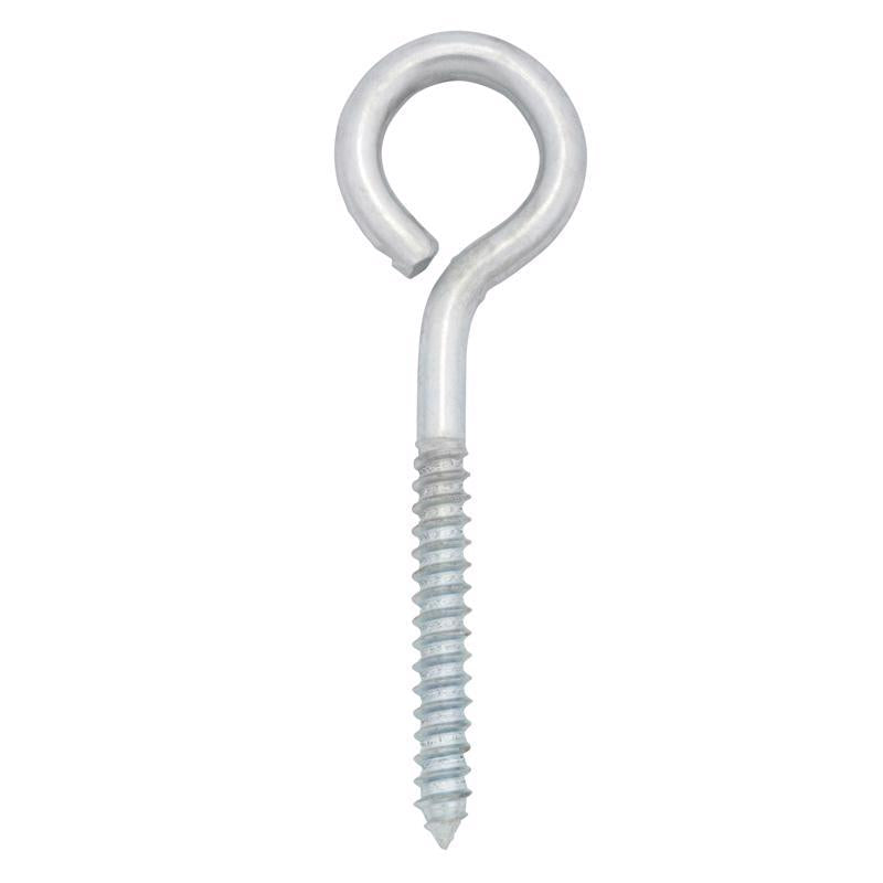 Hampton 5/16 in. X 4 in. L Zinc-Plated Steel Lag Thread Eyebolt - Case of 10