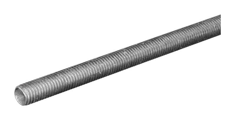 SteelWorks 1/4 in. D X 36 in. L Low Carbon Steel Threaded Rod - Case of 5
