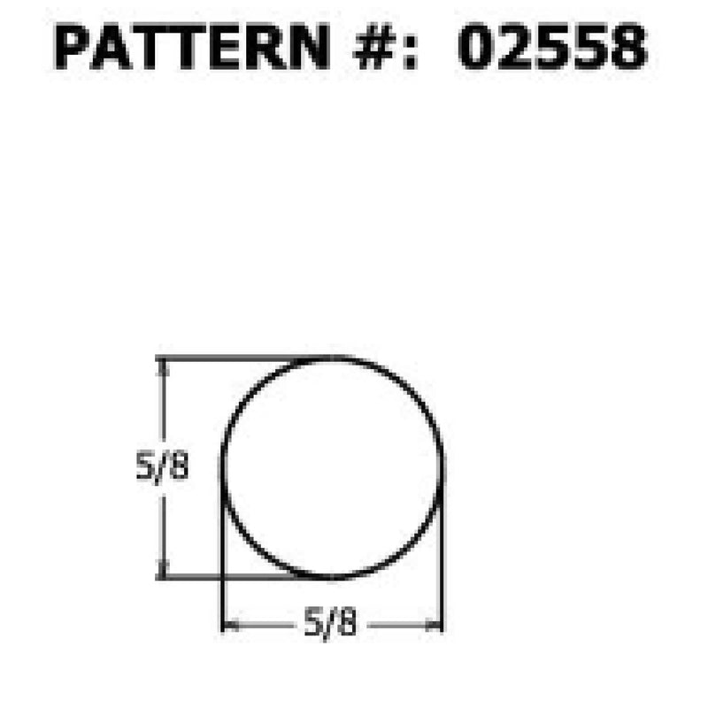 Alexandria Moulding Round Ramin Hardwood Dowel 5/8 in. D X 48 in. L 1 pk Gray - Case of 15