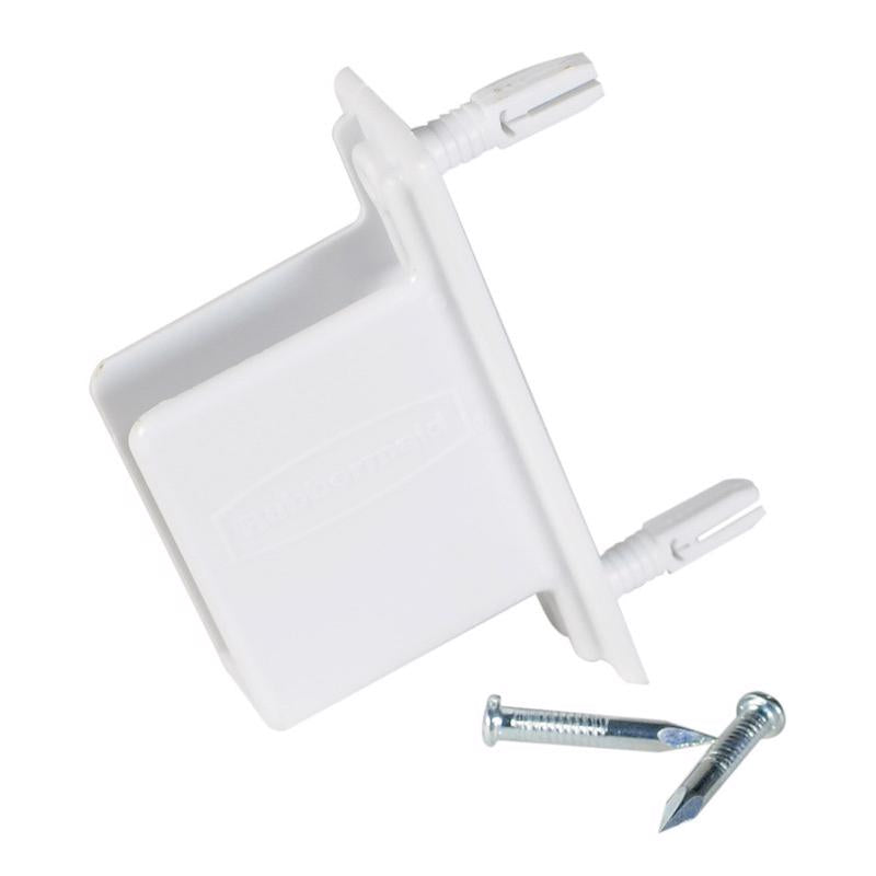 Rubbermaid 4.5 in. H X 1.5 in. W X 0.5 in. L Metal Sidewall Bracket