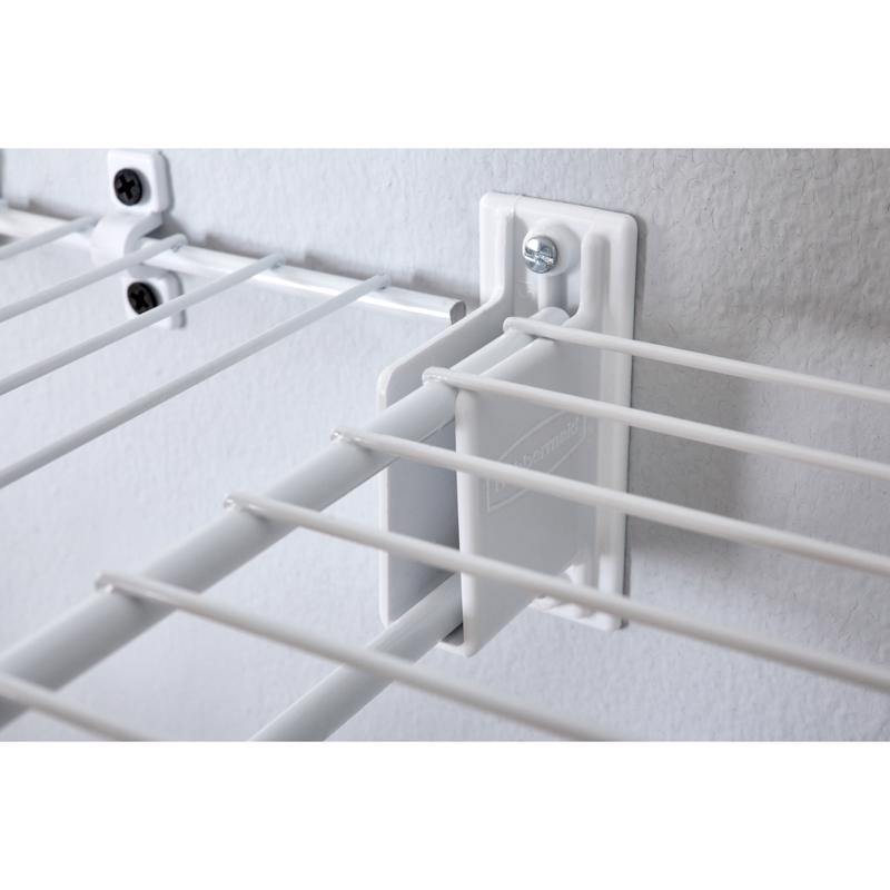 Rubbermaid 4.5 in. H X 1.5 in. W X 0.5 in. L Metal Sidewall Bracket