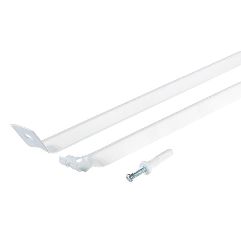 Rubbermaid 0.66 in. W X 17.3 in. L Steel Support Brace/ Wall Anchor W/Drive Pin