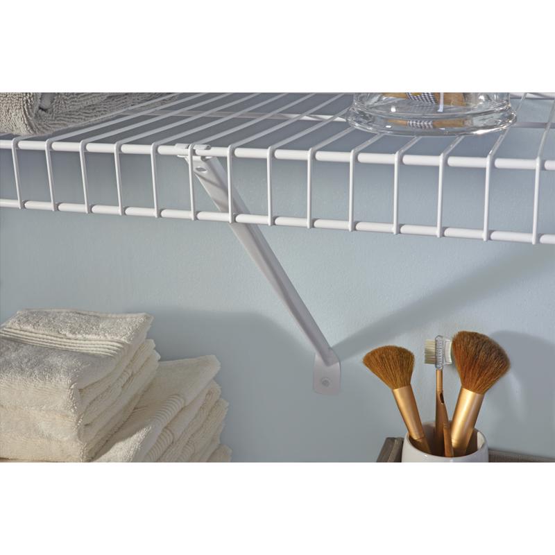 Rubbermaid 1.1 in. H X 12 in. W X 16 in. L Aluminum Support Brace/ Wall Anchor W/Drive Pin