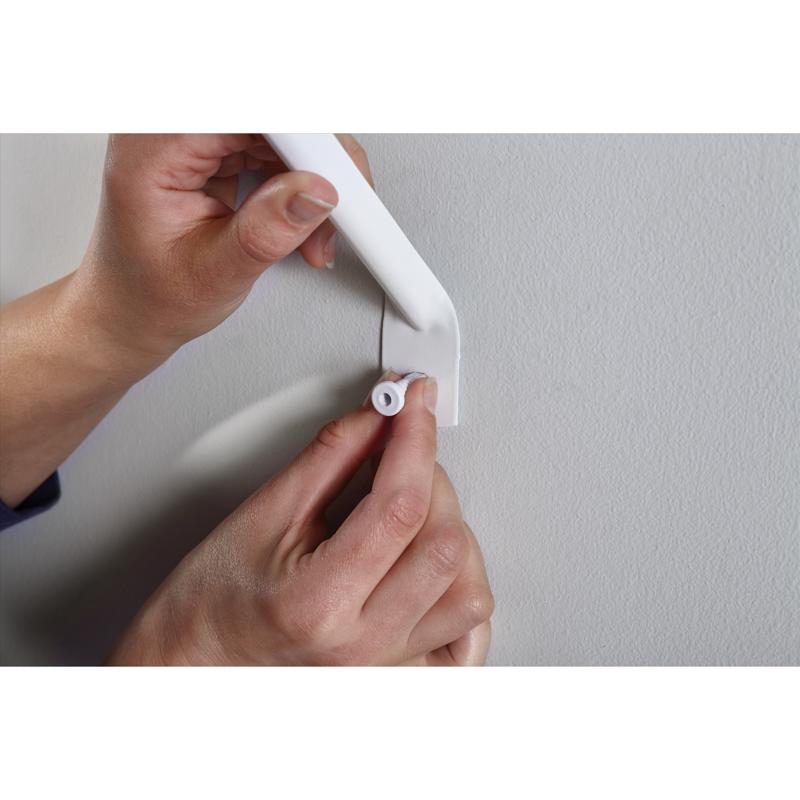 Rubbermaid 1.1 in. H X 12 in. W X 16 in. L Aluminum Support Brace/ Wall Anchor W/Drive Pin