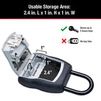 Master Lock 5-7/32 in. H X 3-1/4 in. W Metal 4-Digit Combination Lock Box - Case of 4