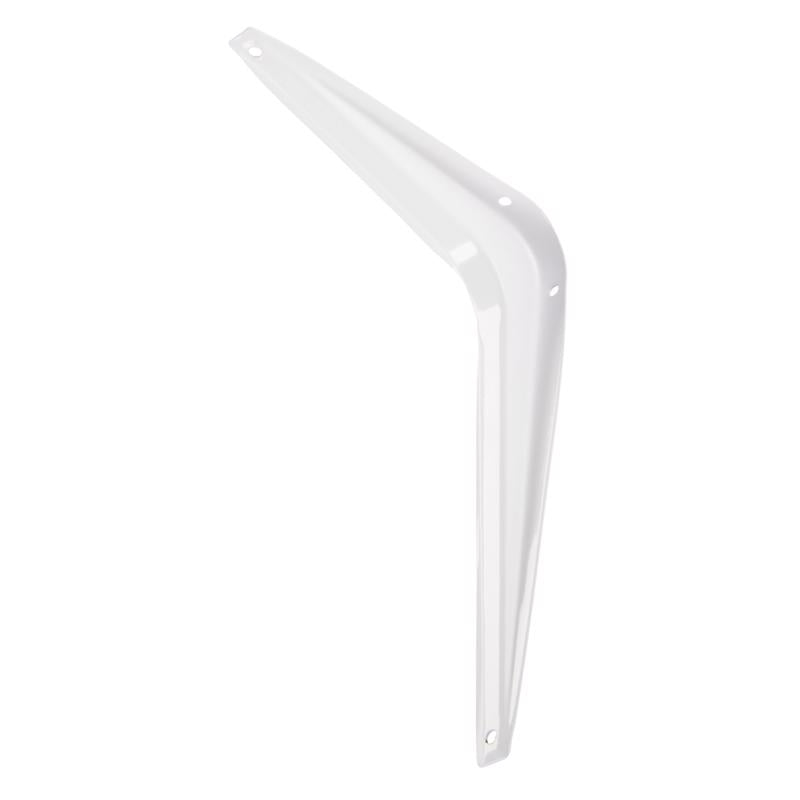 Hampton White Steel Shelf Support 18 Ga. 6 in. L 100 lb - Case of 10