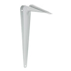 Hampton White Steel Shelf Support 18 Ga. 8 in. L 100 lb