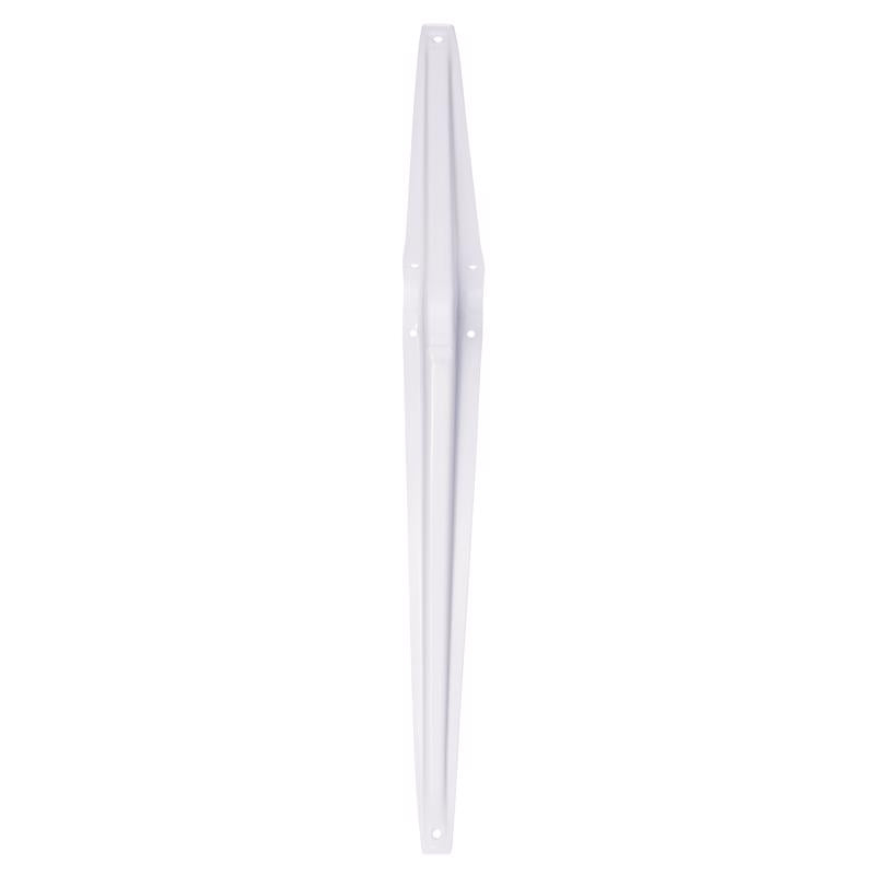 Hampton White Steel Shelf Support 18 Ga. 10 in. L 100 lb