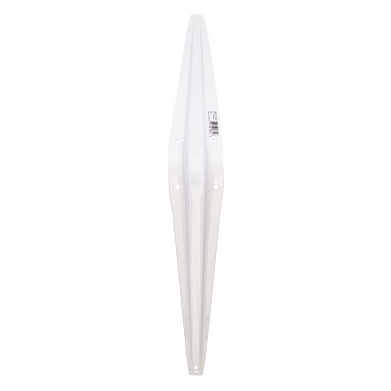 Hampton White Steel Shelf Support 18 Ga. 10 in. L 100 lb
