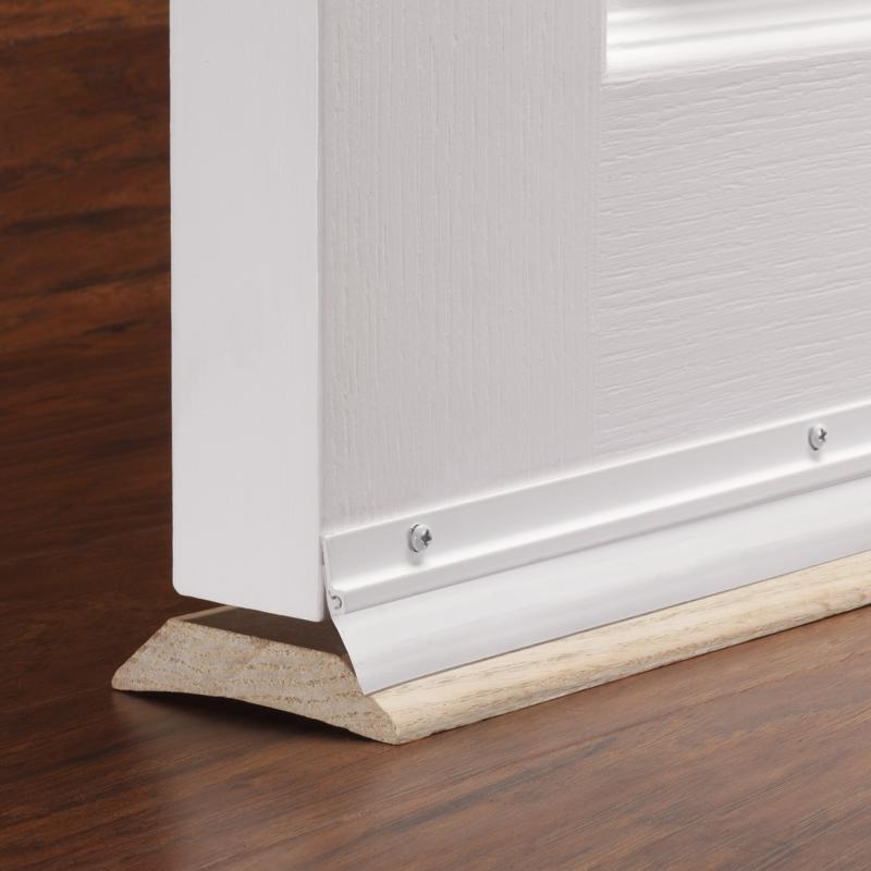 M-D Building Products White Aluminum Sweep For Doors 36 in. L X 1.38 in.