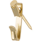 HILLMAN Brass-Plated Gold Conventional Picture Hanger 30 lb 6 pk - Case of 10