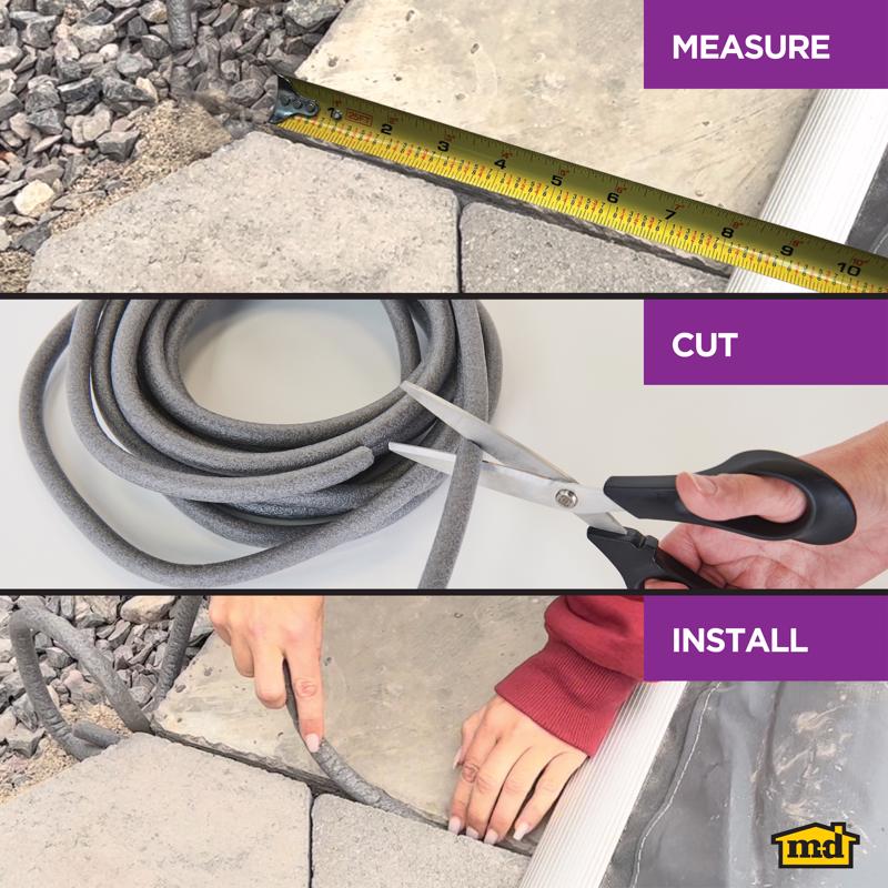 M-D Building Products Gray Foam Caulk Backer Rod For Gaps and Openings 240 in. L X 0.63 in.