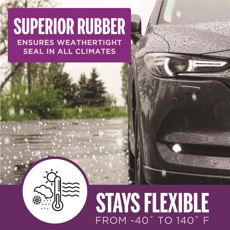 M-D Building Products Black EPDM Rubber Foam Weatherstrip For Auto and Marine 120 in. L X 0.31 in.