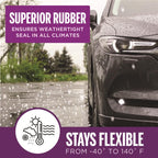 M-D Building Products Black EPDM Rubber Foam Weatherstrip For Auto and Marine 120 in. L X 0.31 in.
