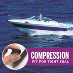 M-D Building Products Black EPDM Rubber Foam Weatherstrip For Auto and Marine 120 in. L X 0.31 in.