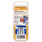 HILLMAN 0.164 in. D X 1-1/4 in. L Plastic Pan Head Ribbed Anchor 6 pc - Case of 6