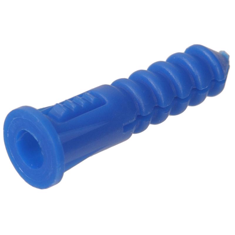 HILLMAN 0.164 in. D X 1-1/4 in. L Plastic Pan Head Ribbed Anchor 6 pc - Case of 6