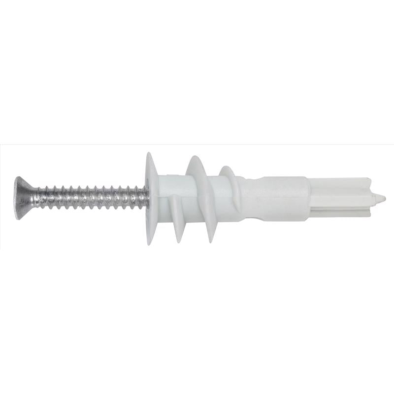 HILLMAN .164 in. D X 1.5 in. L Plastic Pan Head Drywall Anchor 10 pc - Case of 5