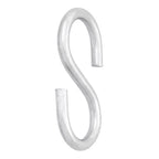 Hampton Medium Zinc-Plated Silver Steel 2.125 in. L S-Hook 55 lb 1 pk - Case of 20