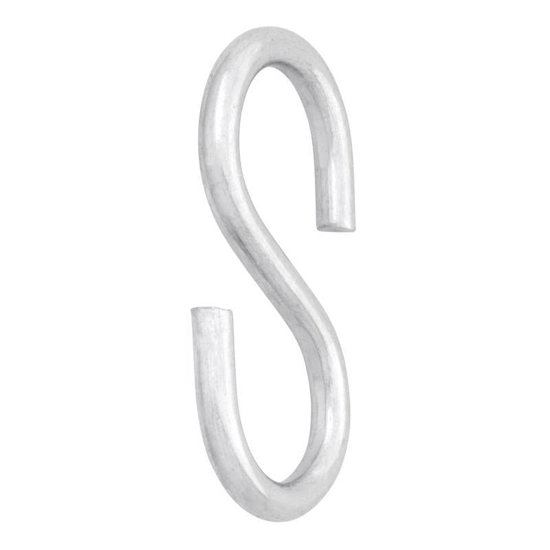 Hampton Medium Zinc-Plated Silver Steel 2.125 in. L S-Hook 55 lb 1 pk - Case of 20