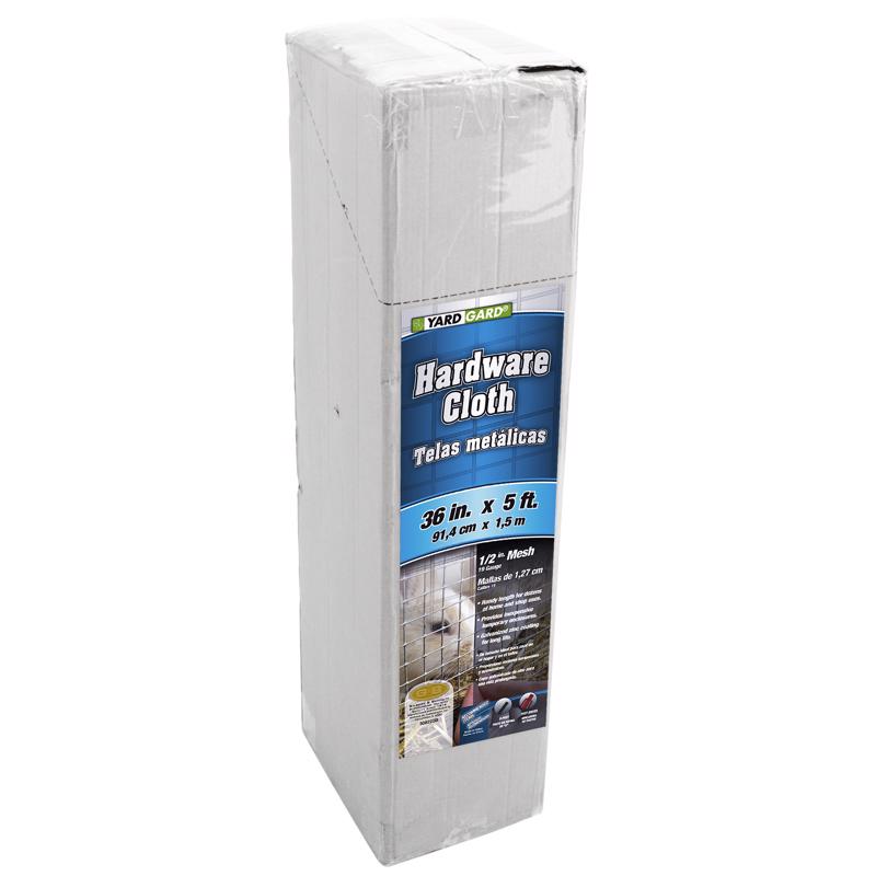 YardGard 36 in. H X 5 ft. L Galvanized Steel Hardware Cloth 1/2 in.