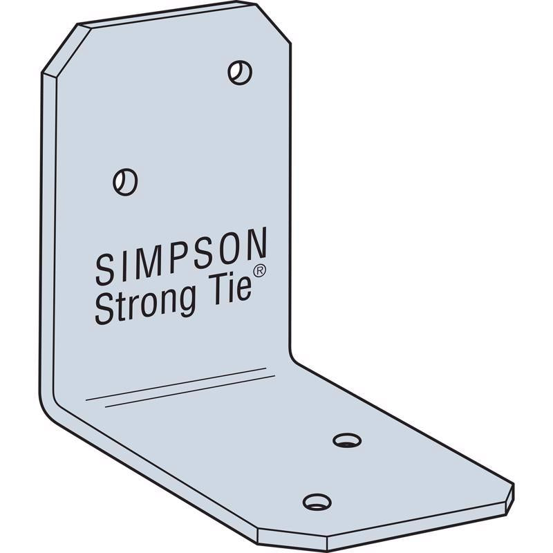 Simpson Strong-Tie 2 in. W X 1.4 in. L Galvanized Steel Angle