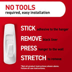 3M Command White Utility Hooks 5 lb 3 pk