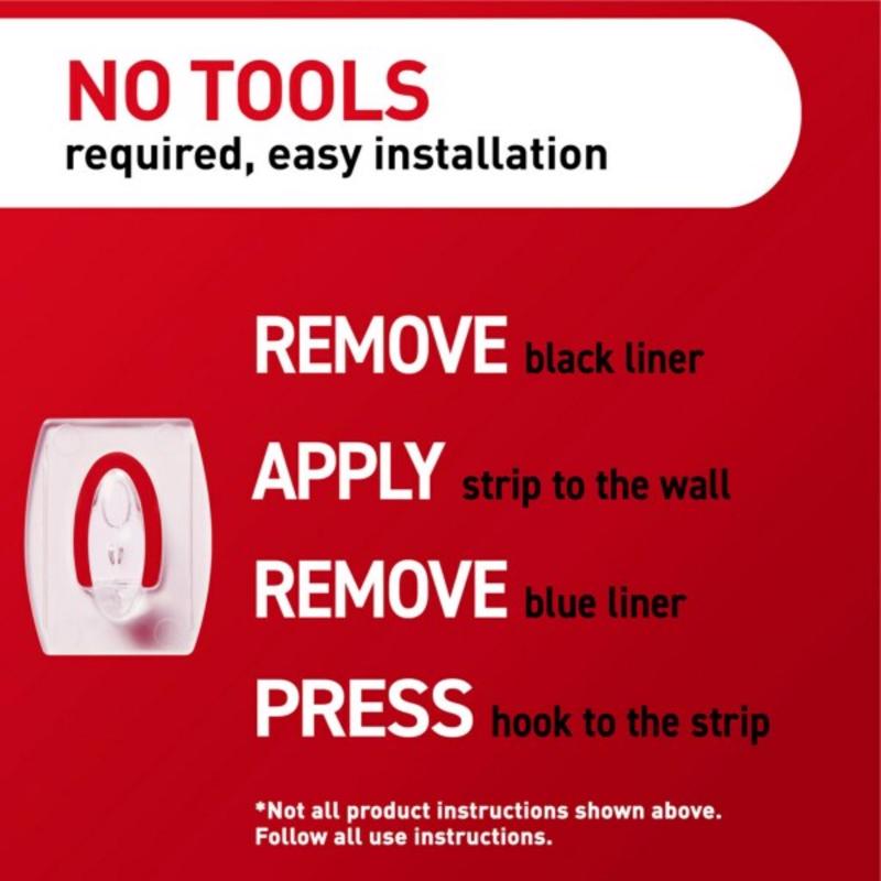 3M Command Mini Plastic Hook 1.08 in. L 6 pk - Case of 6
