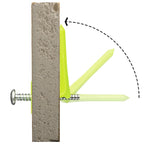 WallClaw Anchors LOC-N-LOAD .25 in. D X 2 in. L Plastic/Steel Pan Head Wallboard Anchors 10 pk