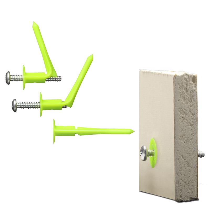 WallClaw Anchors LOC-N-LOAD .25 in. D X 2 in. L Plastic/Steel Pan Head Wallboard Anchors 10 pk
