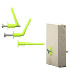 WallClaw Anchors LOC-N-LOAD .25 in. D X 2 in. L Plastic/Steel Pan Head Wallboard Anchors 10 pk