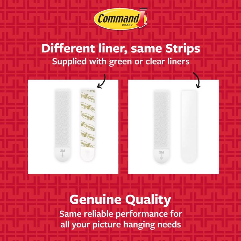 3M Command White Large Picture Hanging Strips 15 lb 4 pair