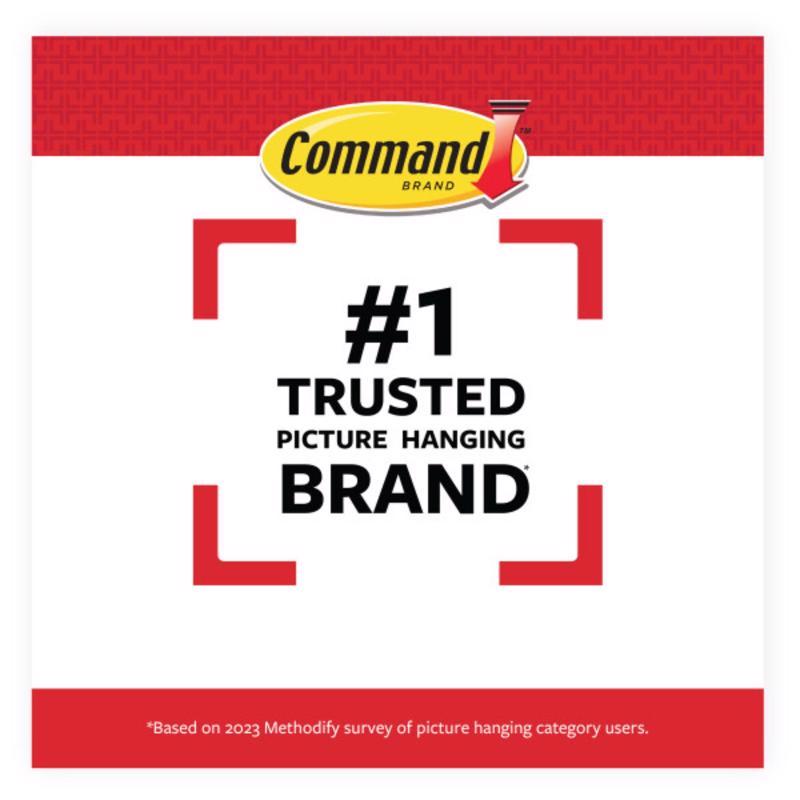 3M Command White Large Picture Hanging Strips 15 lb 4 pair