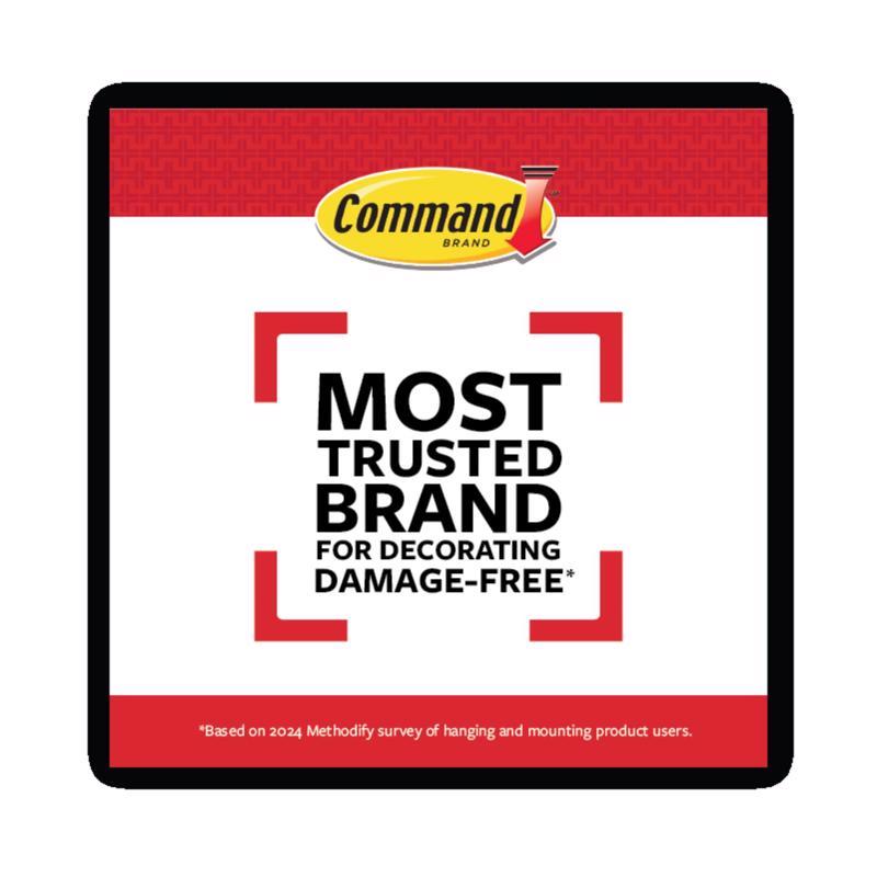 3M Command White Large Picture Hanging Strips 15 lb 4 pair