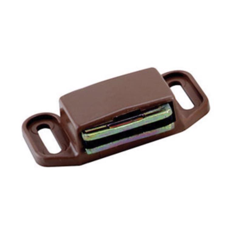 Amerock 1/2 in. H X 1-1/8 in. W X 2 in. D Nickel Plastic Magnetic Catch