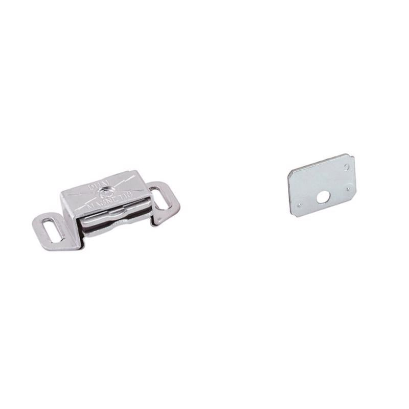 Amerock 1/2 in. H X 1 in. W X 2-3/16 in. D Aluminum Single Magnetic Catch