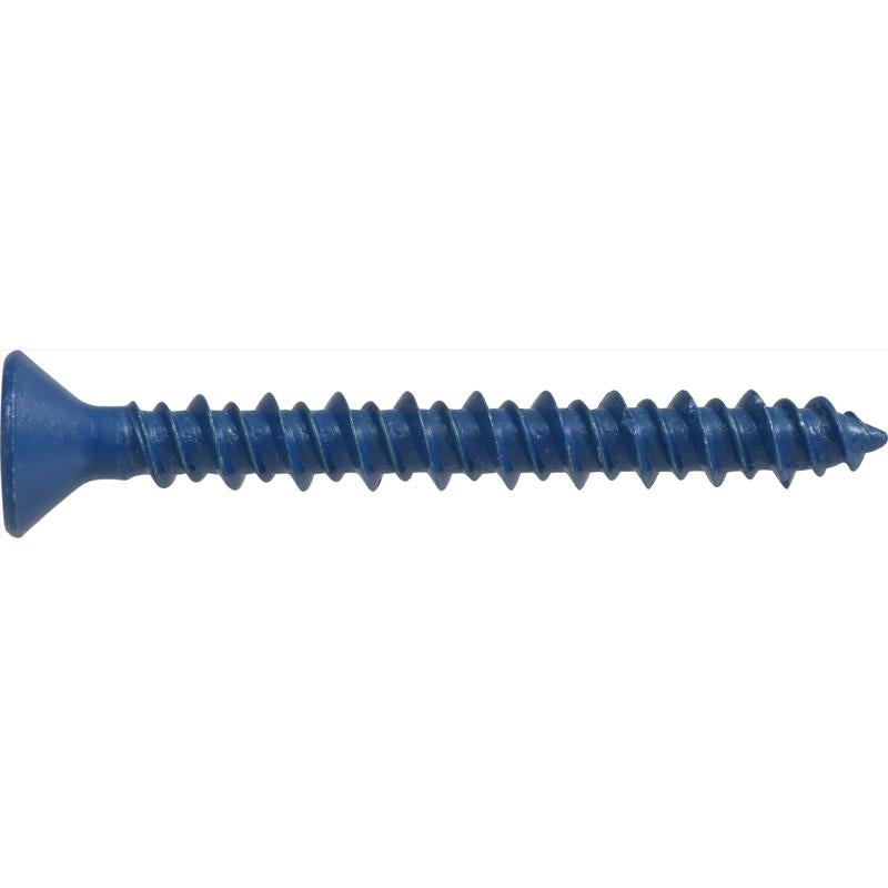 HILLMAN Tapper 1/4 in. D X 2.75 in. L Carbon Steel Flat Head Concrete Screw Anchor 100 pk
