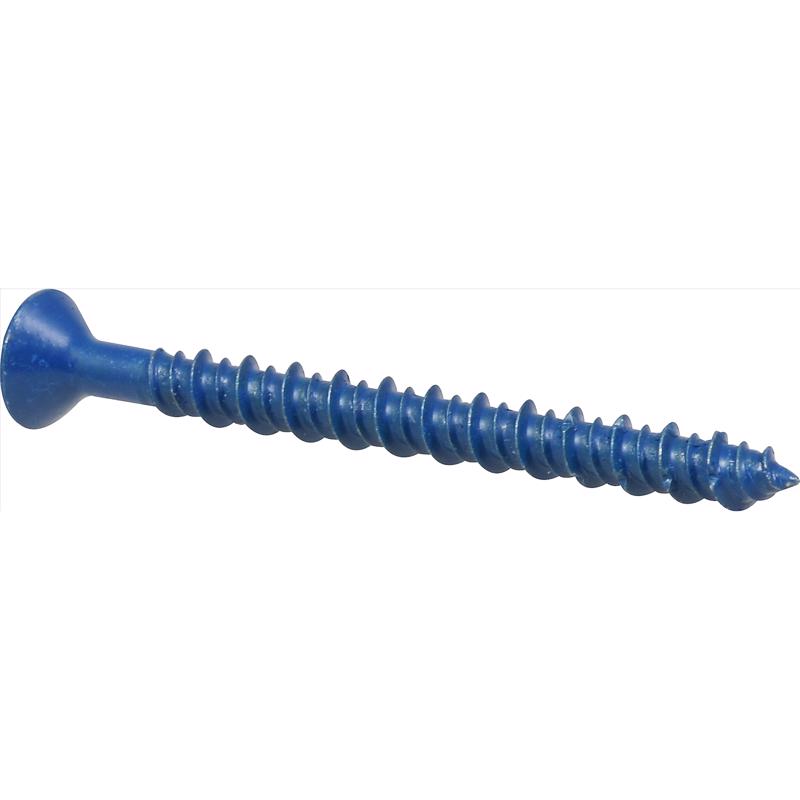 HILLMAN Tapper 1/4 in. D X 2.75 in. L Carbon Steel Flat Head Concrete Screw Anchor 100 pk