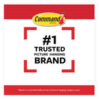 3M Command White Medium Picture Hanging Strips 10 lb 4 pk