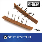 Nelson 1.5 in. W X 8 in. L Composite Shim 12 pk - Case of 32