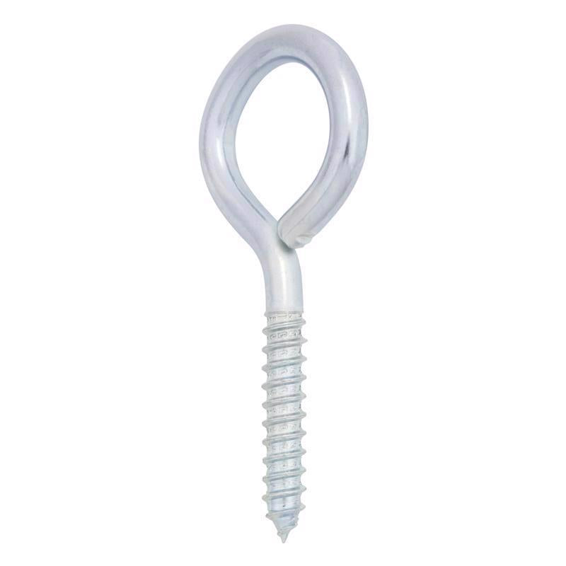 Hampton 3/8 in. X 4 in. L Zinc-Plated Steel Lag Thread Eyebolt