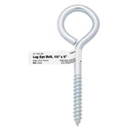 Hampton 3/8 in. X 5 in. L Zinc-Plated Steel Lag Thread Eyebolt Nut Included - Case of 10