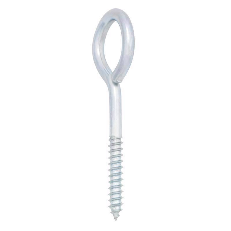 Hampton 3/8 in. X 5 in. L Zinc-Plated Steel Lag Thread Eyebolt Nut Included - Case of 10