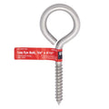 Hampton 3/8 in. X 4-1/2 in. L Stainless Stainless Steel Lag Thread Eyebolt - Case of 5