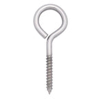 Hampton 3/8 in. X 4-1/2 in. L Stainless Stainless Steel Lag Thread Eyebolt - Case of 5