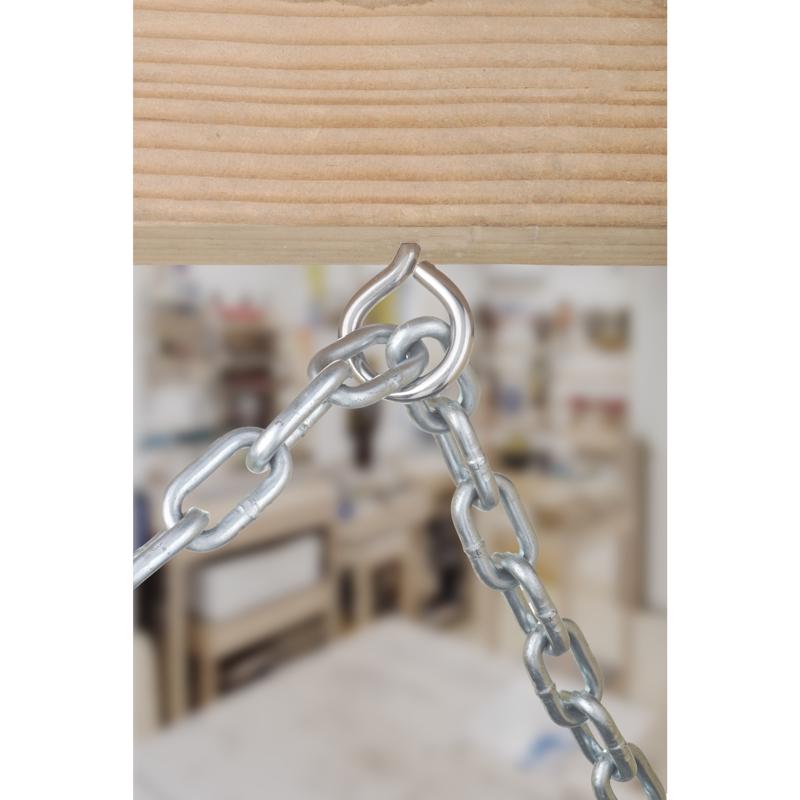 Hampton 3/8 in. X 4-1/2 in. L Stainless Stainless Steel Lag Thread Eyebolt - Case of 5