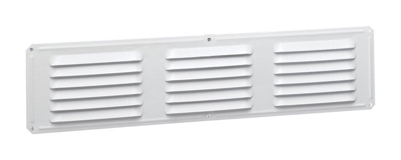 Air Vent 4 in. H X 16 in. L White Aluminum Undereave Vent - Case of 24