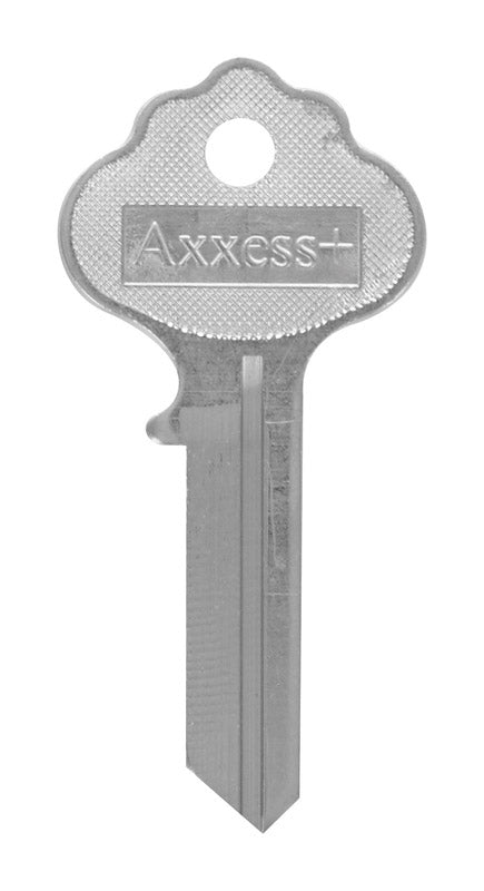 HILLMAN Traditional Key House/Office Key Blank 73 Single For Independent Locks Silver - Case of 4