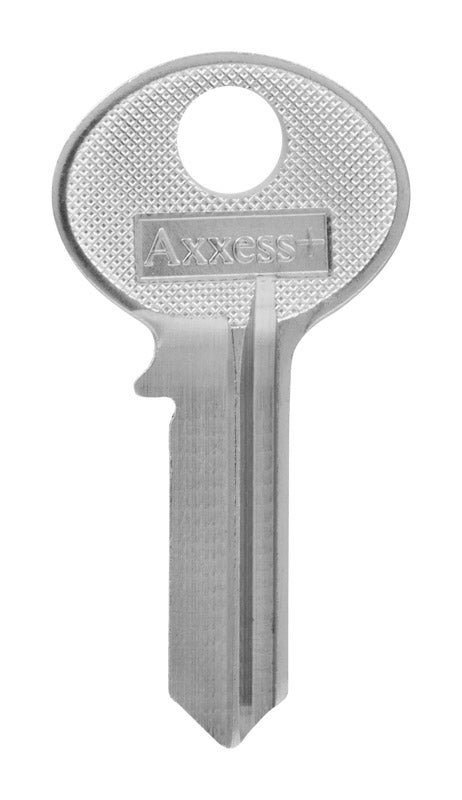 HILLMAN Traditional Key House/Office Key Blank 87 Single For Corbin Locks Silver - Case of 4