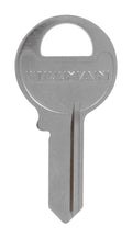 HILLMAN Traditional Key House/Office Padlock Key Blank 69 Single For Master Padlocks Silver - Case of 10
